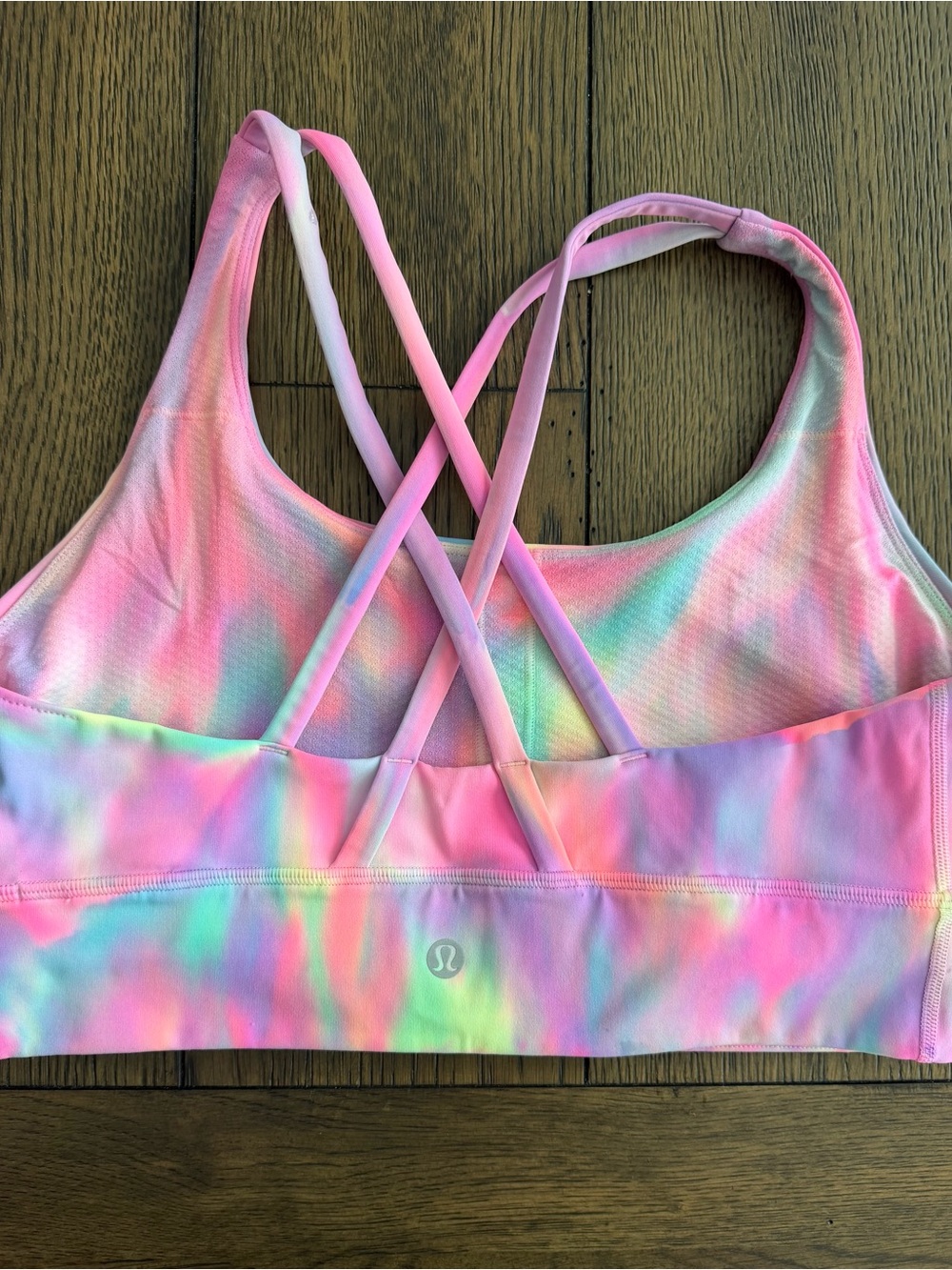 Lululemon Energy Bra Longline - Psychedelic Wash Multi (Size 8) - Picture 2 of 6